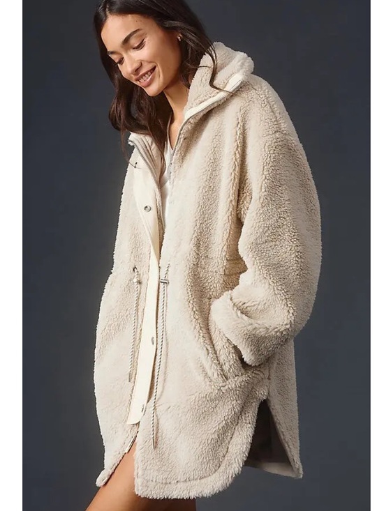 Varley Jackets & Blazers - Varley Jamie Sherpa Jacket - Cream